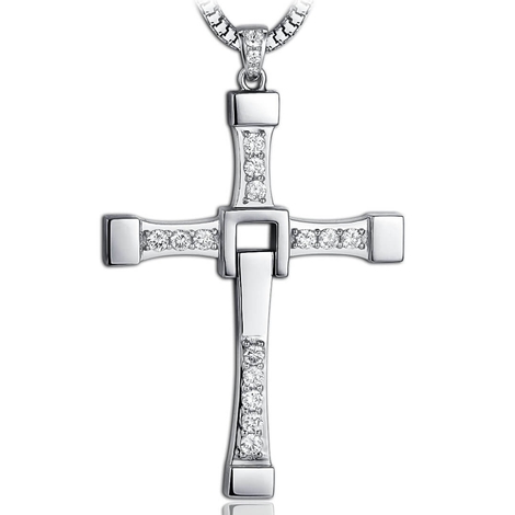 Крест Доминика Торетто с серебрянной цепочкой фото №1